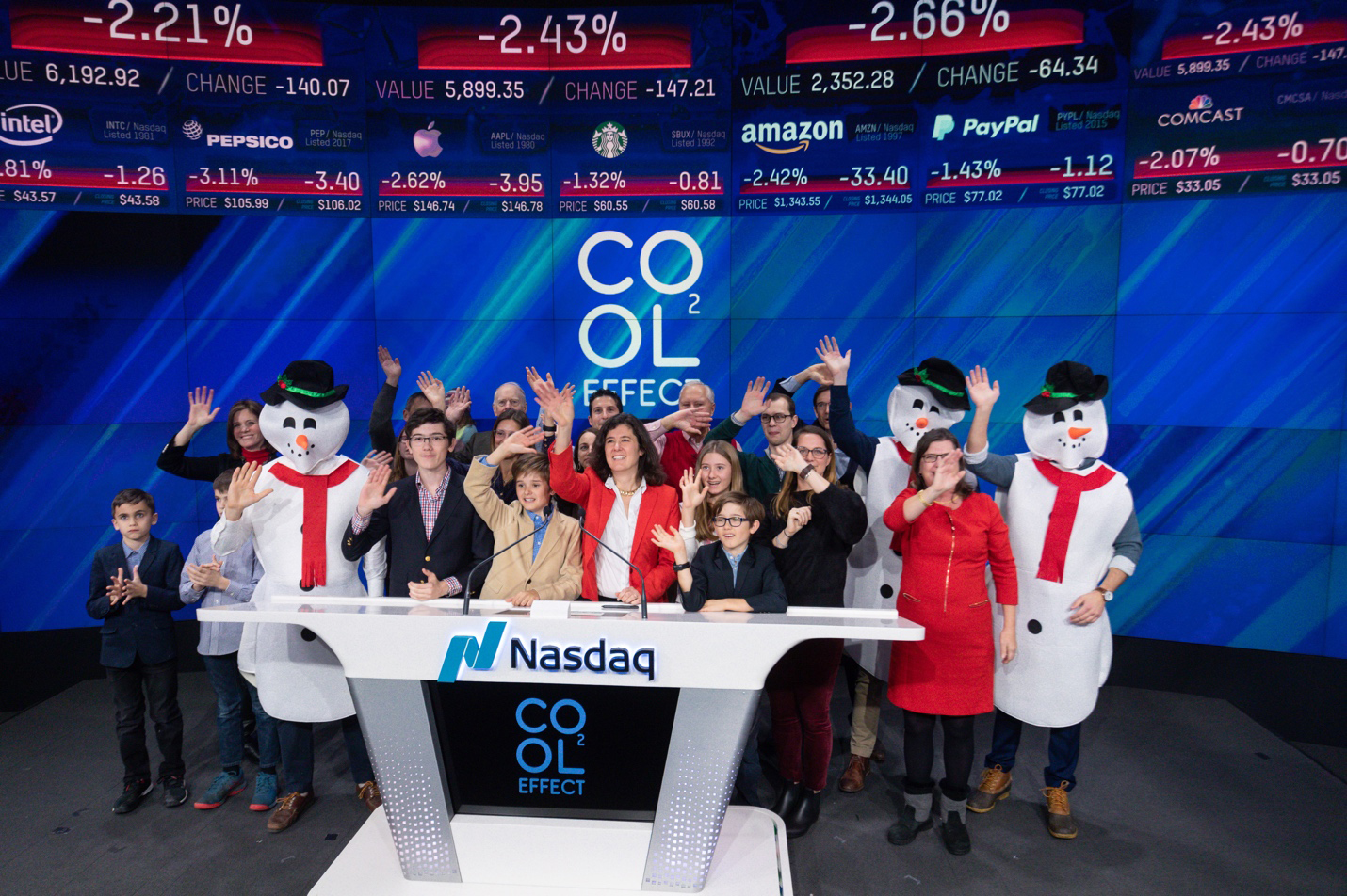 Market Close at NASDAQ 2018 Cool Effect